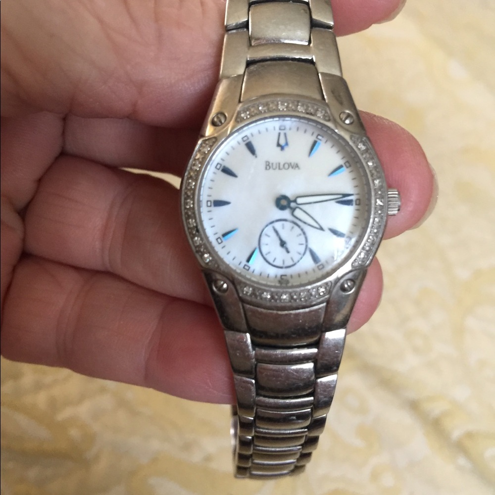 Bulova Ladies Diamond Watch - Picture 3 of 3